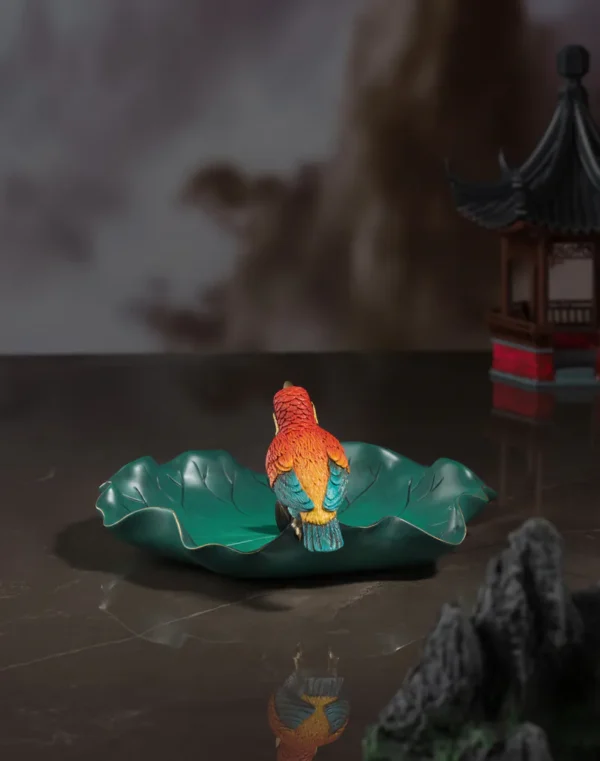 荷花翠鳥(香插)