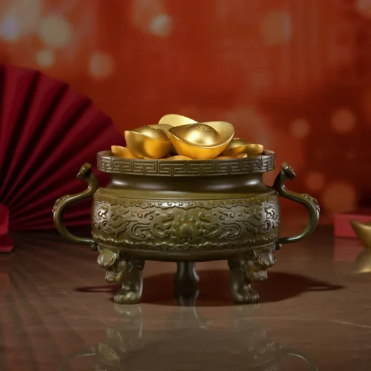 三足聚寶盆