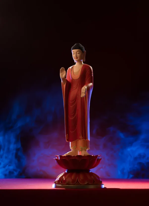 太銅．北魏古韻釋迦牟尼佛(彩繪版)｜收藏級藝術品