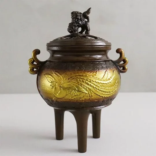 【高岡銅器】瑞鳳 香爐
