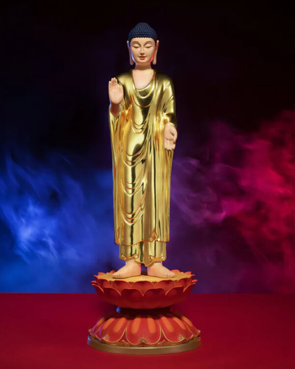 太銅．北魏古韻釋迦牟尼佛(金箔版)｜收藏級藝術品