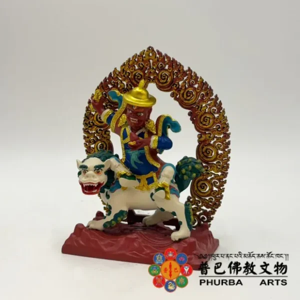彩繪佛像-寧瑪三大護法 喇呼拉・一髻佛母・具誓金剛