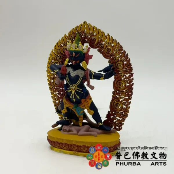 彩繪佛像-寧瑪三大護法 喇呼拉・一髻佛母・具誓金剛