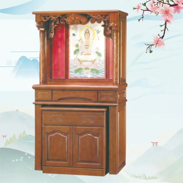 實木佛櫥-低 神桌