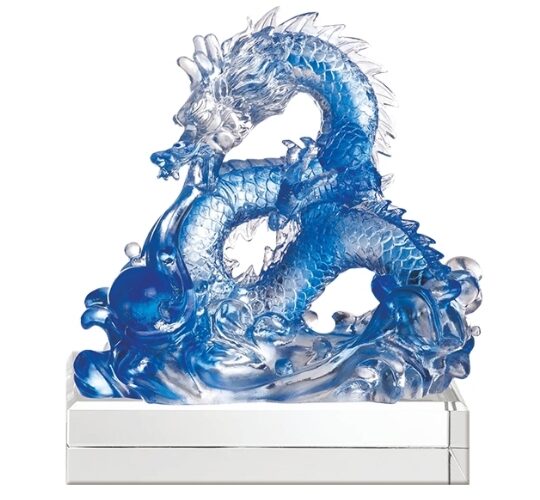 龍飛躍舞（含水晶底座）